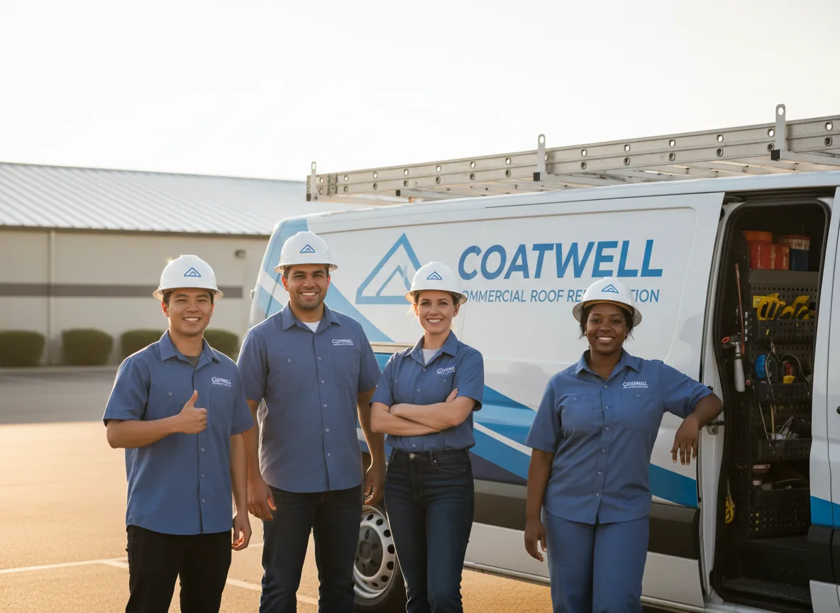 Commercial roof coating company in Eitzen, MN